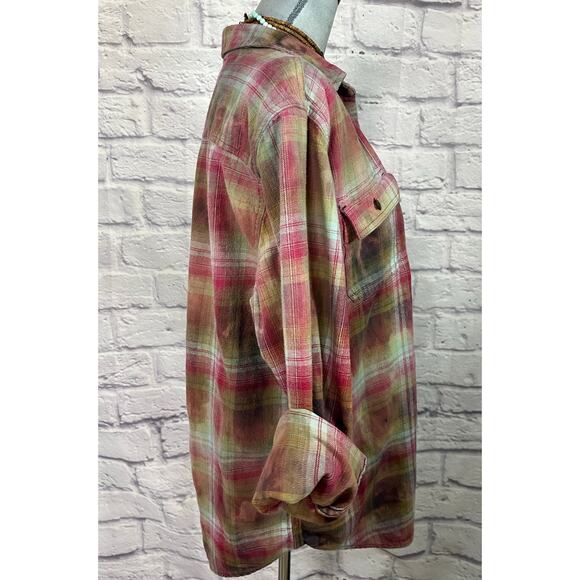 Reworked/upcycled flannel shirt - Picture 2 of 7